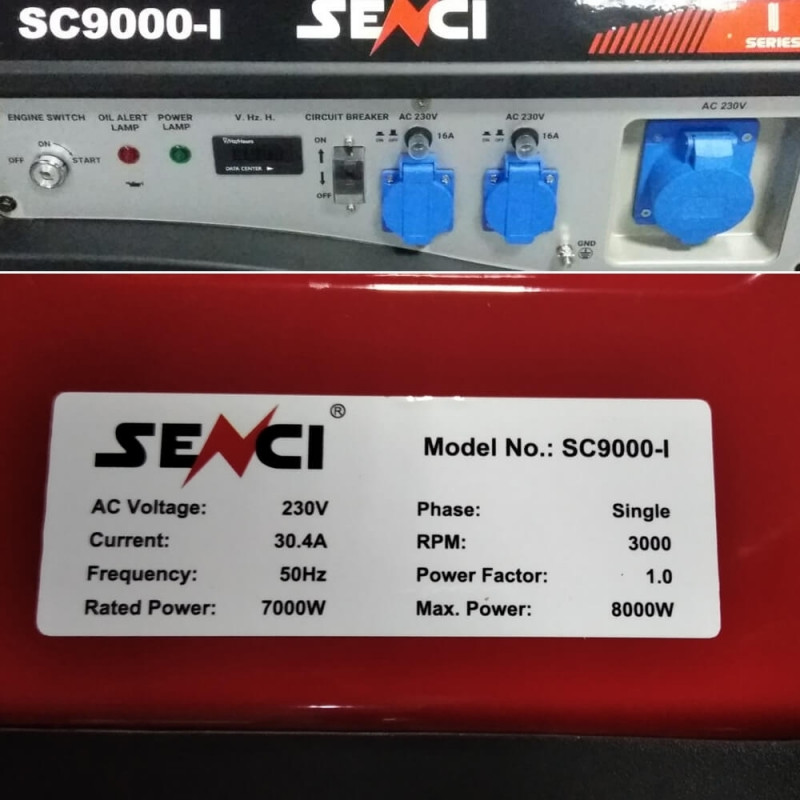 Генератор SC9000-I Senci бензиновий