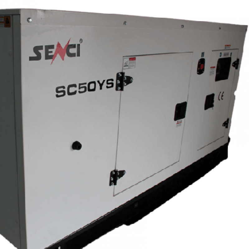 Дизельний генератор SC 50 YS + ATS SENCI 55 кВА (44 кВт) закритого типу