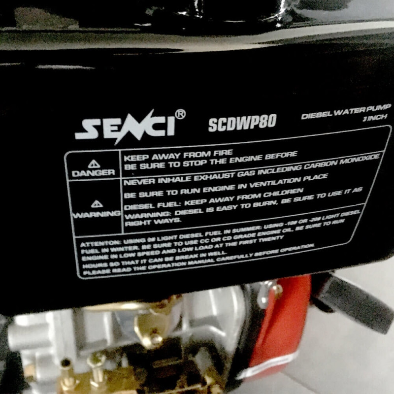 Мотопомпа дизельна SCDWP 80 Senci