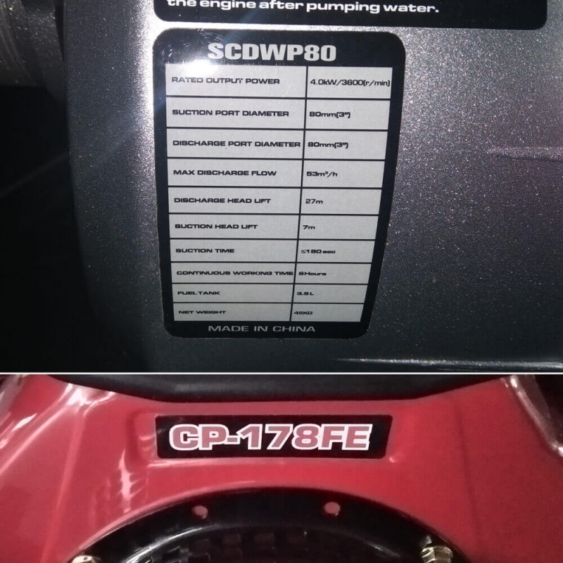 Мотопомпа дизельна SCDWP 80 Senci