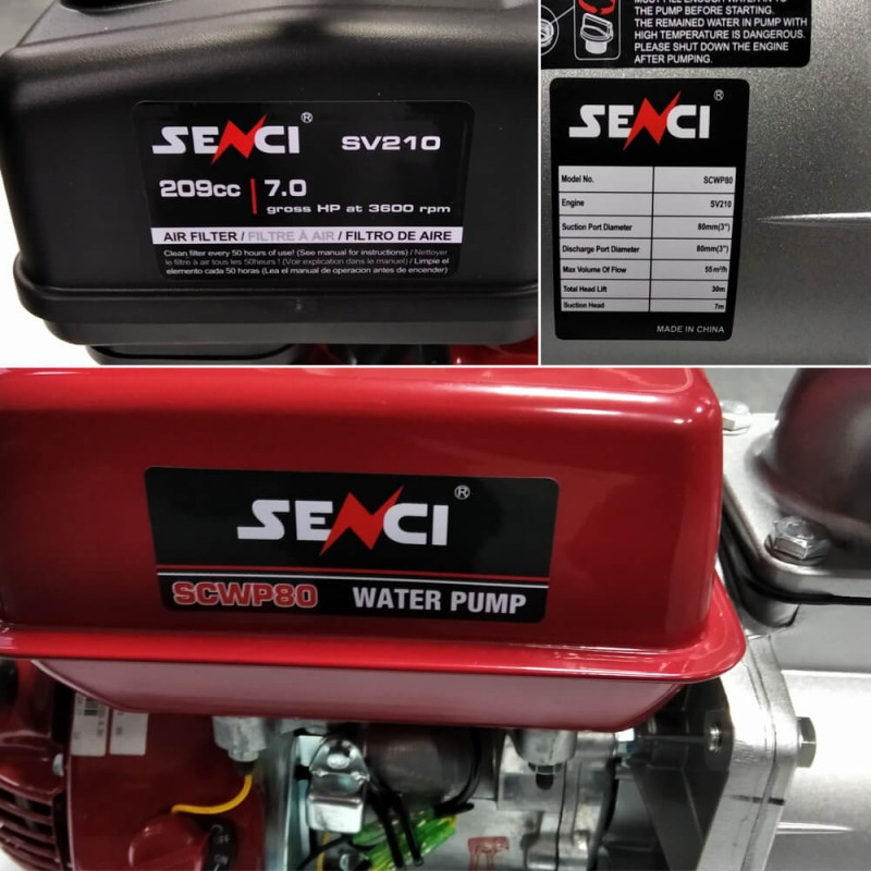 Мотопомпа SCWP 80 Senci