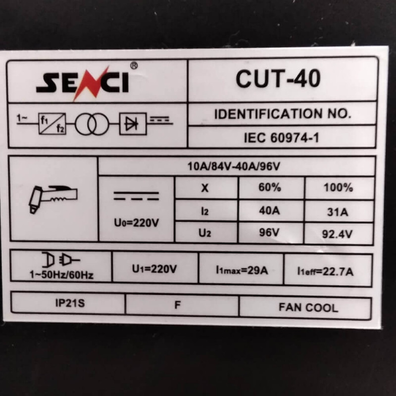 Плазморіз IGBT CUT-40 Senci інвертор