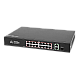 Комутатор мережевий POE GV-010-D-16+2 PG+1 SFP