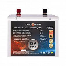 Акумулятор LP LiFePO4 12V (12,8V) - 90 Ah (1152Wh) (BMS 80A/40A) металл