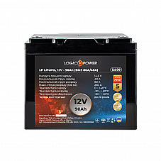 Акумулятор LP LiFePO4 12V (12,8V) - 90 Ah (1152Wh) (BMS 80A/40A) пластик