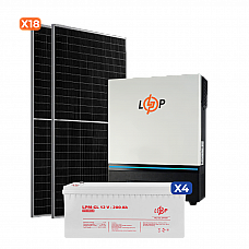 Сонячна електростанція (СЕС) 8kW АКБ 9.6kWh (гель) 200 Ah Стандарт