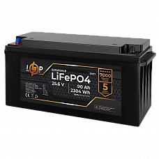 Акумулятор LP LiFePO4 24V (25,6V) - 90 Ah (2304Wh) (BMS 200A/100А) пластик