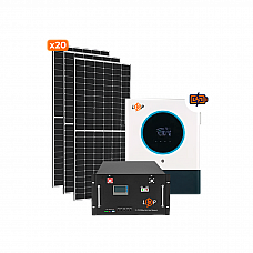 Сонячна електростанція (СЕС) Преміум + 8kW АКБ 11kWh LiFePO4 230 Ah