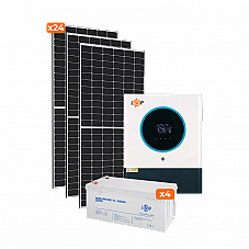 Сонячна електростанція (СЕС) Стандарт 11kW АКБ 9.6kWh mGel 200 Ah