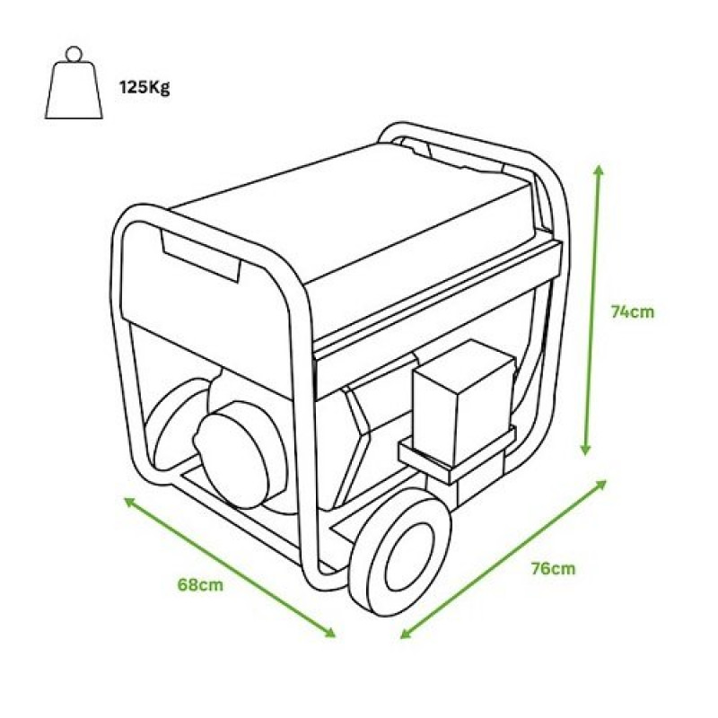 Генератор дизельний GENERGY LIMITED 7000D 6,5 кВт