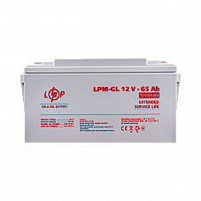 Акумулятор гелевий LPM-GL 12V - 65 Ah