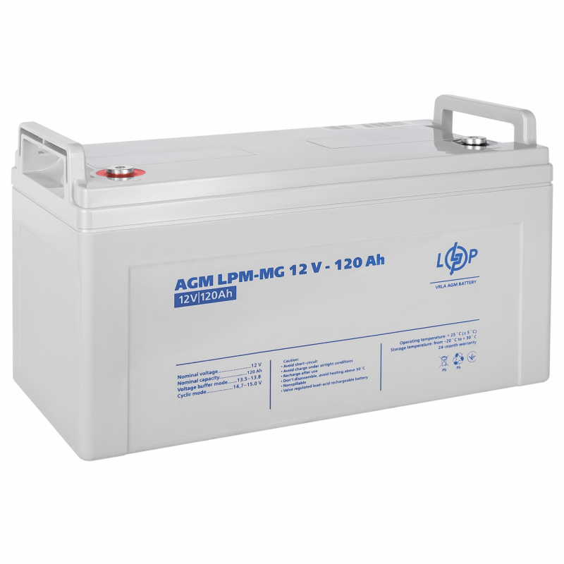 Акумулятор мультигелевий LPM-MG 12V - 120 Ah