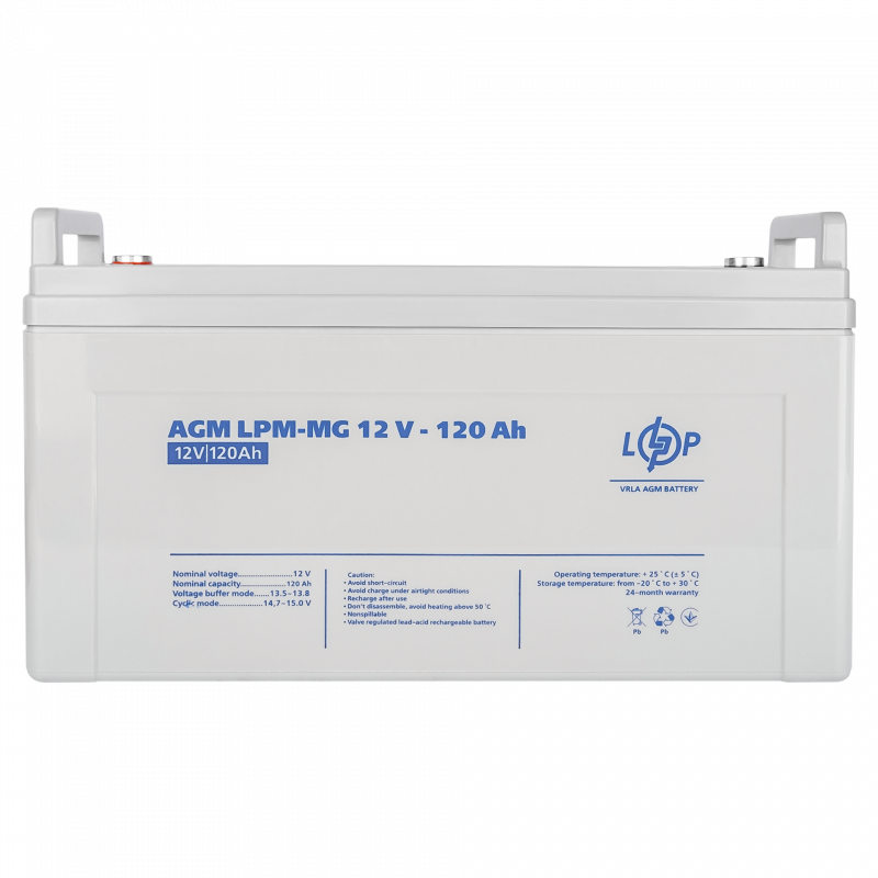 Акумулятор мультигелевий LPM-MG 12V - 120 Ah
