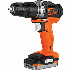 Дриль-шурупокрут акумуляторний безщітковий ударний BLACK+DECKER BDCHD12S1