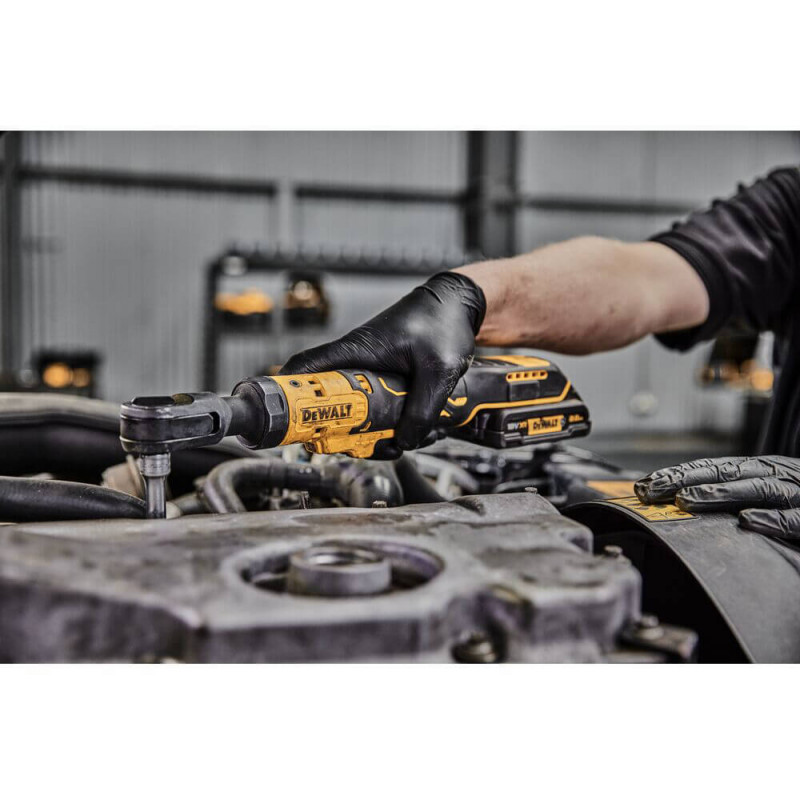 Гайковерт кутовий - ключ-храповик акумуляторний безщітковий DeWALT DCF512D1G