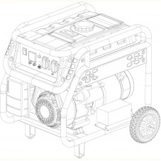 Генератор бензиновий EnerSol EPG-5500SEH