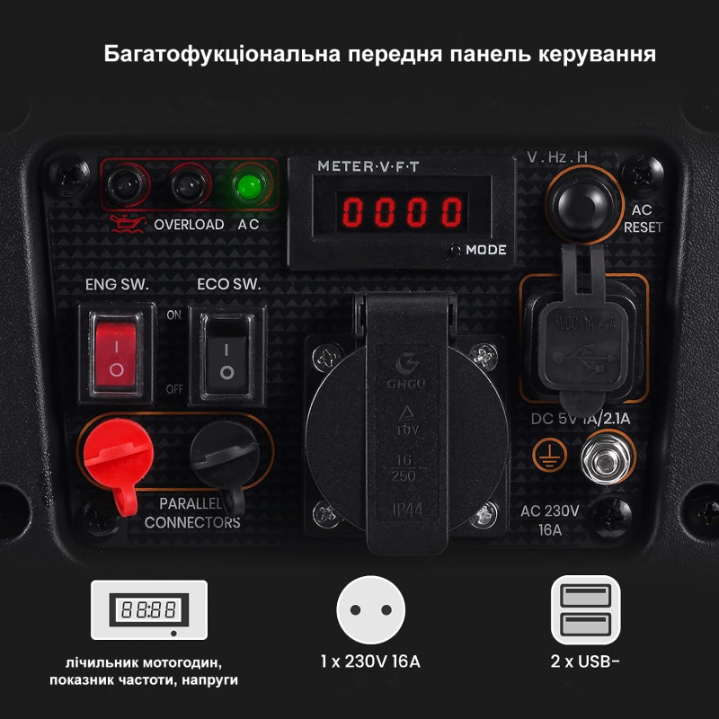 Інверторний генератор MaXpeedingRods MXR1500