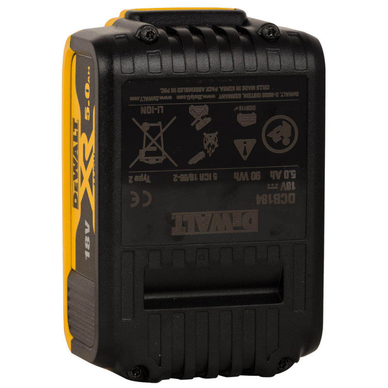 Набір акумуляторних батарей DeWALT DCB184P2