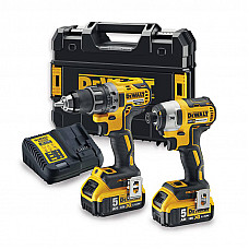 Набір з двох інструментів безщіткових DeWALT DCK268P2T