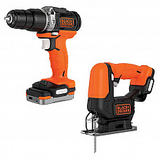 Набір з двох інструментів BLACK+DECKER BDCK122S1S