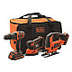 Набір з трьох інструментів BLACK+DECKER BCK31S1S