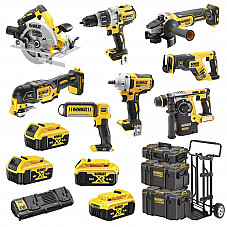 Набір з восьми інструментів акумуляторних DeWALT DCK856P4