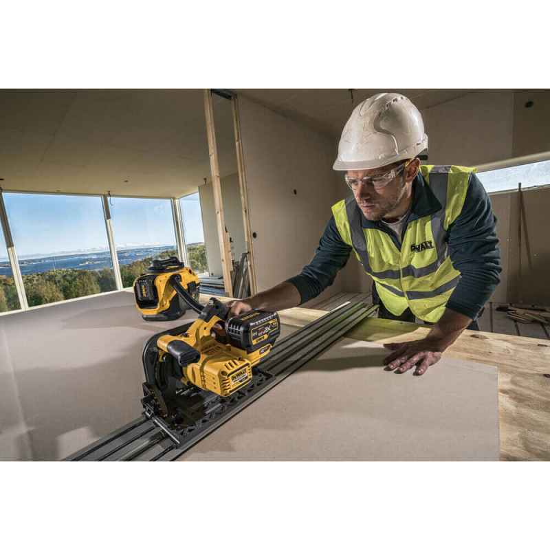 Пила дискова занурювальна акумуляторна DeWALT DCS520NT