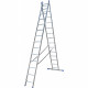 Драбина ELKOP VHR Hobby 2x14 алюмінієва, 2 секції, 14 ступенів (38182)