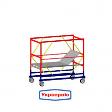Базовий блок вишки-тури VIRASTAR КОМПАКТ-М 1,7x0,8 м (з колесами)