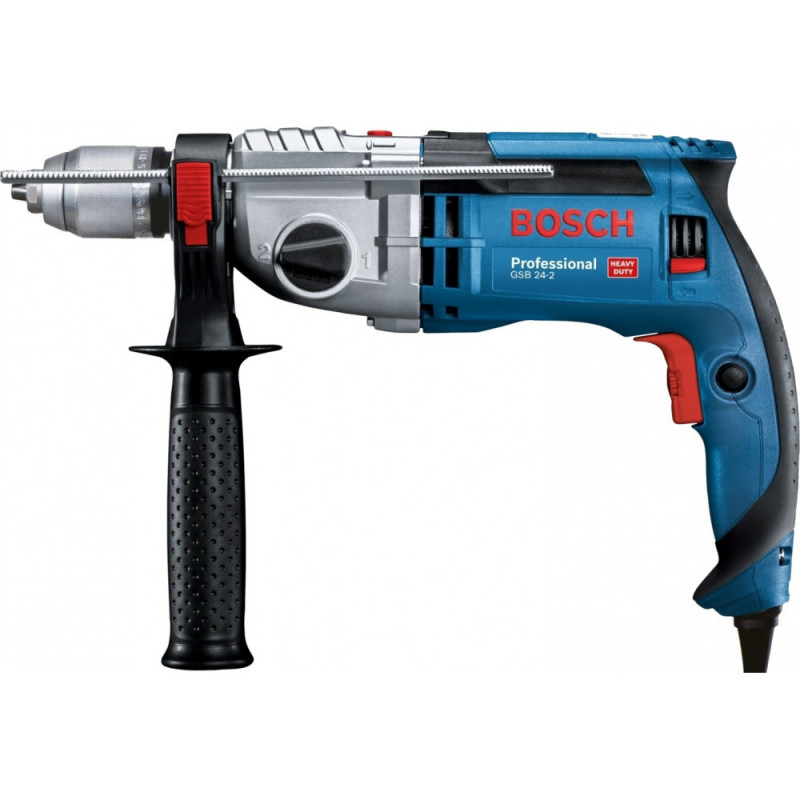 Ударний дриль Bosch GSB 24-2 Professional мережева, БЗП, 1.1 кВт (060119C801)