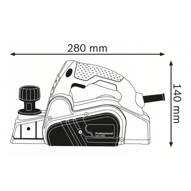 Рубанок Bosch GHO 6500 Professional (0601596000)