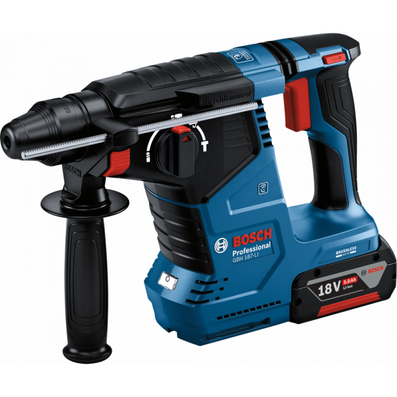 Акумуляторний перфоратор SDS plus Bosch GBH 187-LI ONE Chuck (0611923121)