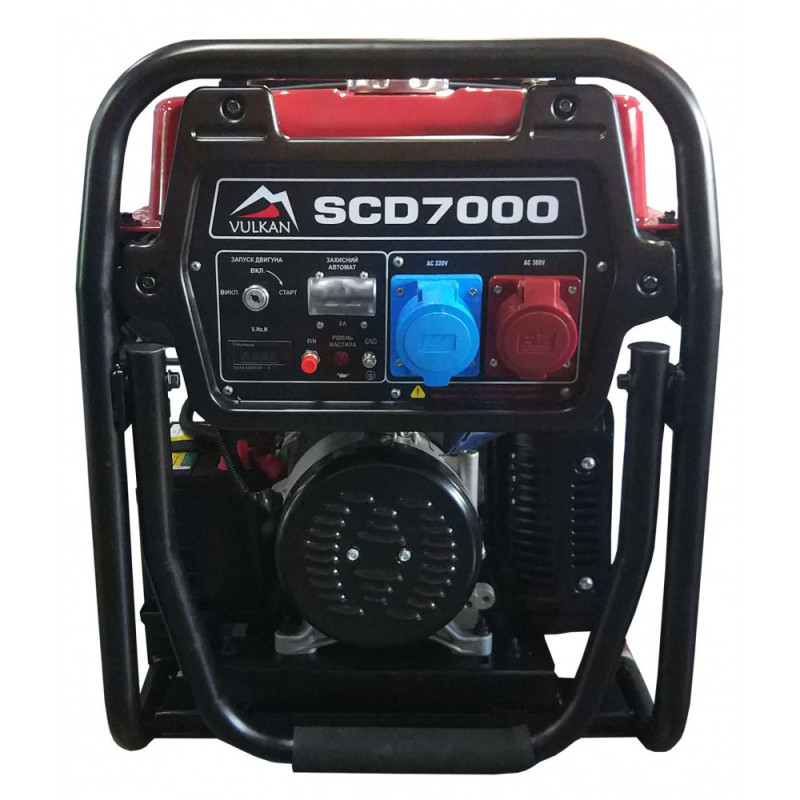 Генератор дизельний 5 кВт Vulkan SCD7000TЕ