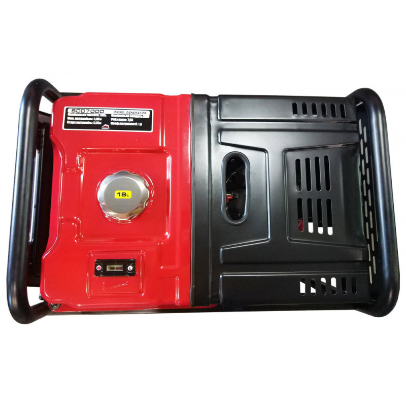 Генератор дизельний 5 кВт Vulkan SCD7000TЕ