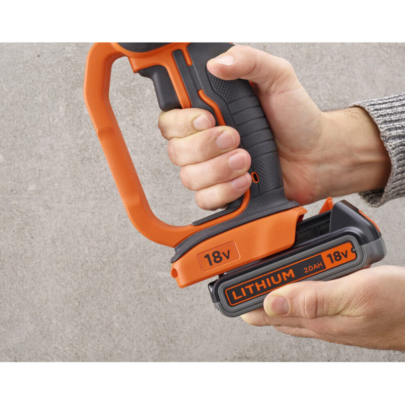 Шліфмашина кутова - болгарка акумуляторна BLACK+DECKER BCG720M1