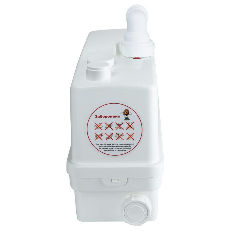 Станція каналізаційна 0.6кВт Hmax 8.5м Qmax 110л/хв 3 входу LEO 3.0 (776918)