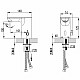 Змішувач ORTA сенсорний для раковини литий на шпильці CORSO (EE-8A116C) (9670000)