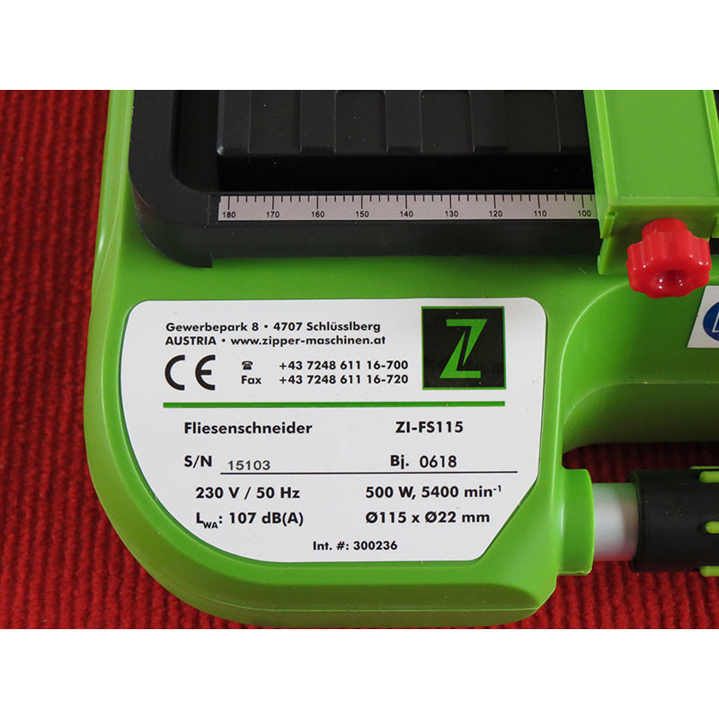 Плиткорізний верстат Zipper ZI-FS115