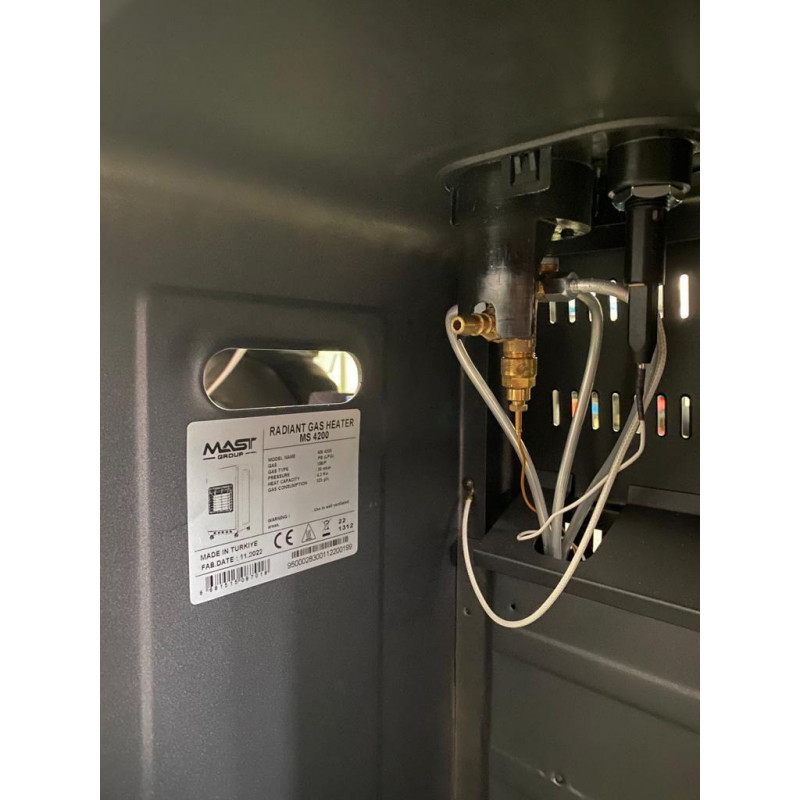 Обігрівач газовий інфрачервоний MS 4200 + Балон газовий Vitkovice 3 кг