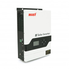 Гiбрiдне ДБЖ  MUST PV18-3224VPM, 3200W, 24V, ток заряда 60A, 160-275V, MPPT (60А, 30-160 Vdc)