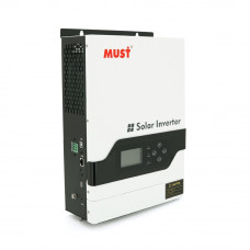 Гiбрiдне ДБЖ  MUST PV18-3224VPM, 3200W, 24V, ток заряда 60A, 160-275V, MPPT (60А, 30-160 Vdc)