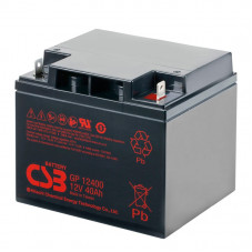 Акумуляторна батарея CSB GP12400, 12V 40Ah (197х166х170мм), Q1