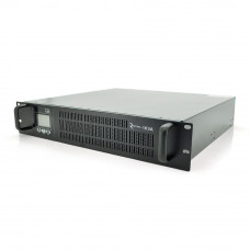 ДБЖ з правильною синусоїдою ONLINE Ritar RT-1KS-LCD, RACK 1000VA (900Вт), 24В, Вбудована батарея 12V 7,5Ah х 2шт  (482*440*87)