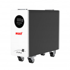 Акумуляторна батарея  Must LiFePO4 LP21-48300  51.2V 300Ah 15,36KWh BMS200A@16S, CAN2&RS232&RS485,WI-FI,IP21 6000 cycles 733*260*635mm, 120KG