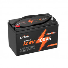 Акумуляторна батарея Li-TIME LiFePO4 12.8 100Ач 1280Wh,(100/100A) M8, 170*198*166mm