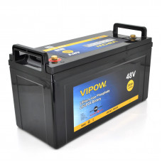 Акумуляторна батарея Vipow LiFePO4 51,2V 30Ah з вбудованою ВМS платою 40A, 48V (550*210*220)
