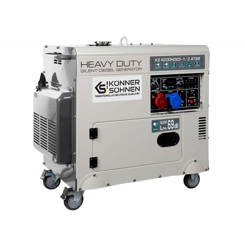 Дизельний генератор KS 9200HDES-1/3 ATSR (EURO V)
