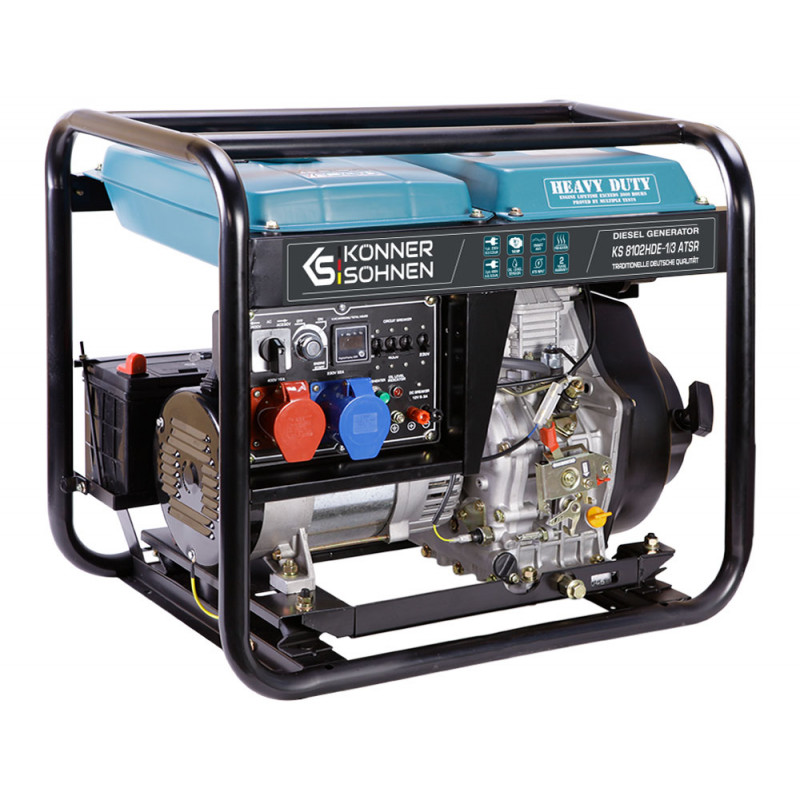 Дизельний генератор KS 8102HDE-1/3 ATSR (EURO II)