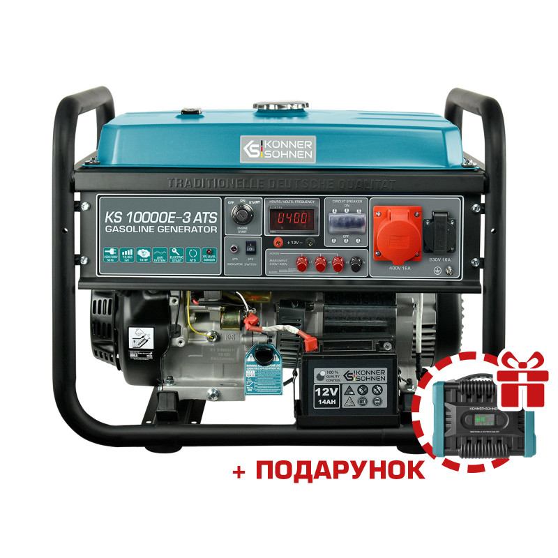 Бензиновий генератор KS 10000E-3 ATS