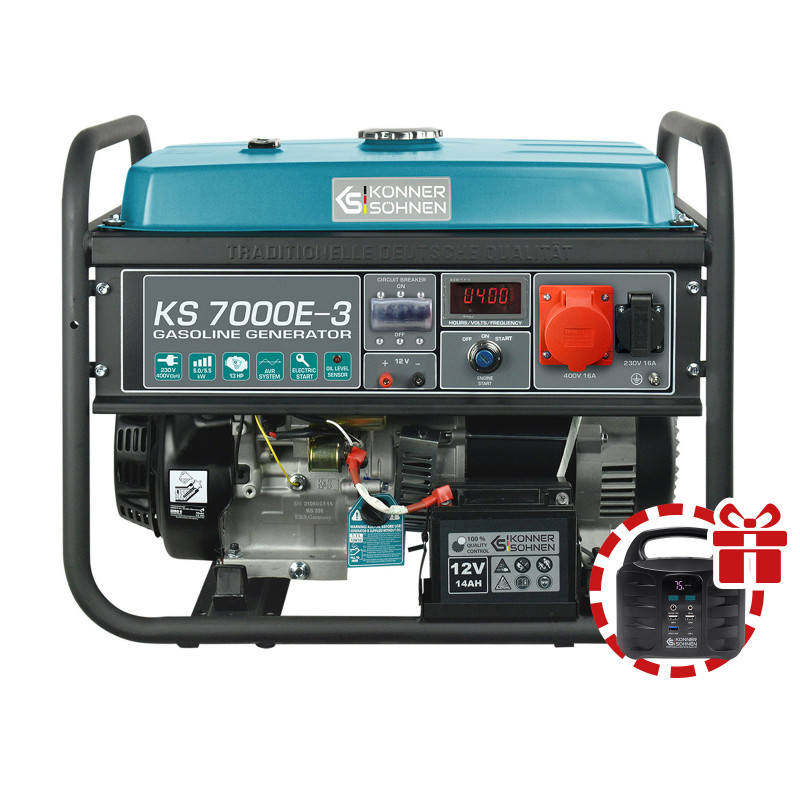 Бензиновий генератор KS 7000E-3